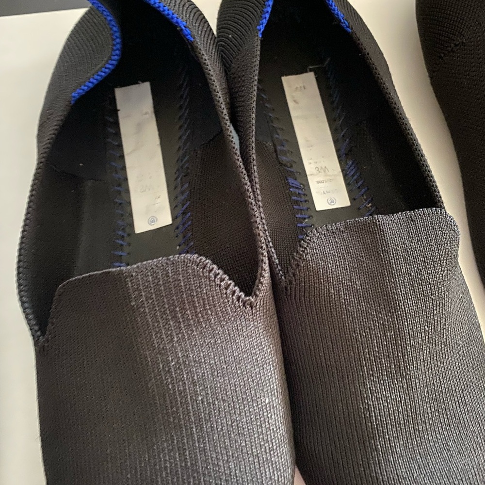 Rothy's Flats in Black, Red, Blue, and Tan - Picture 6 of 16